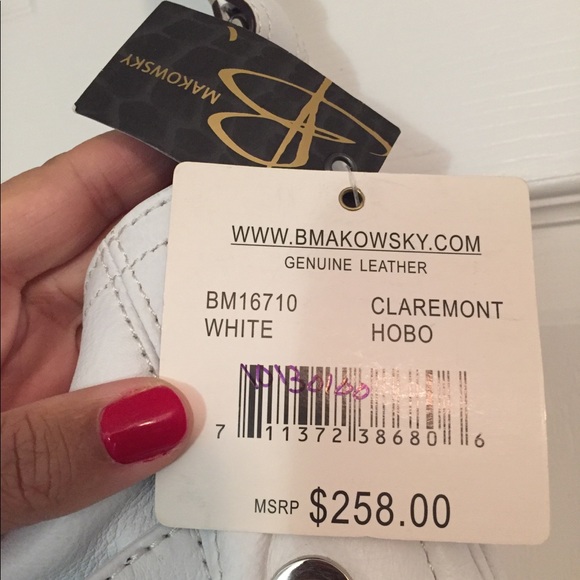 B. Makowsky Geniune Leather Handbag - Picture 4 of 4